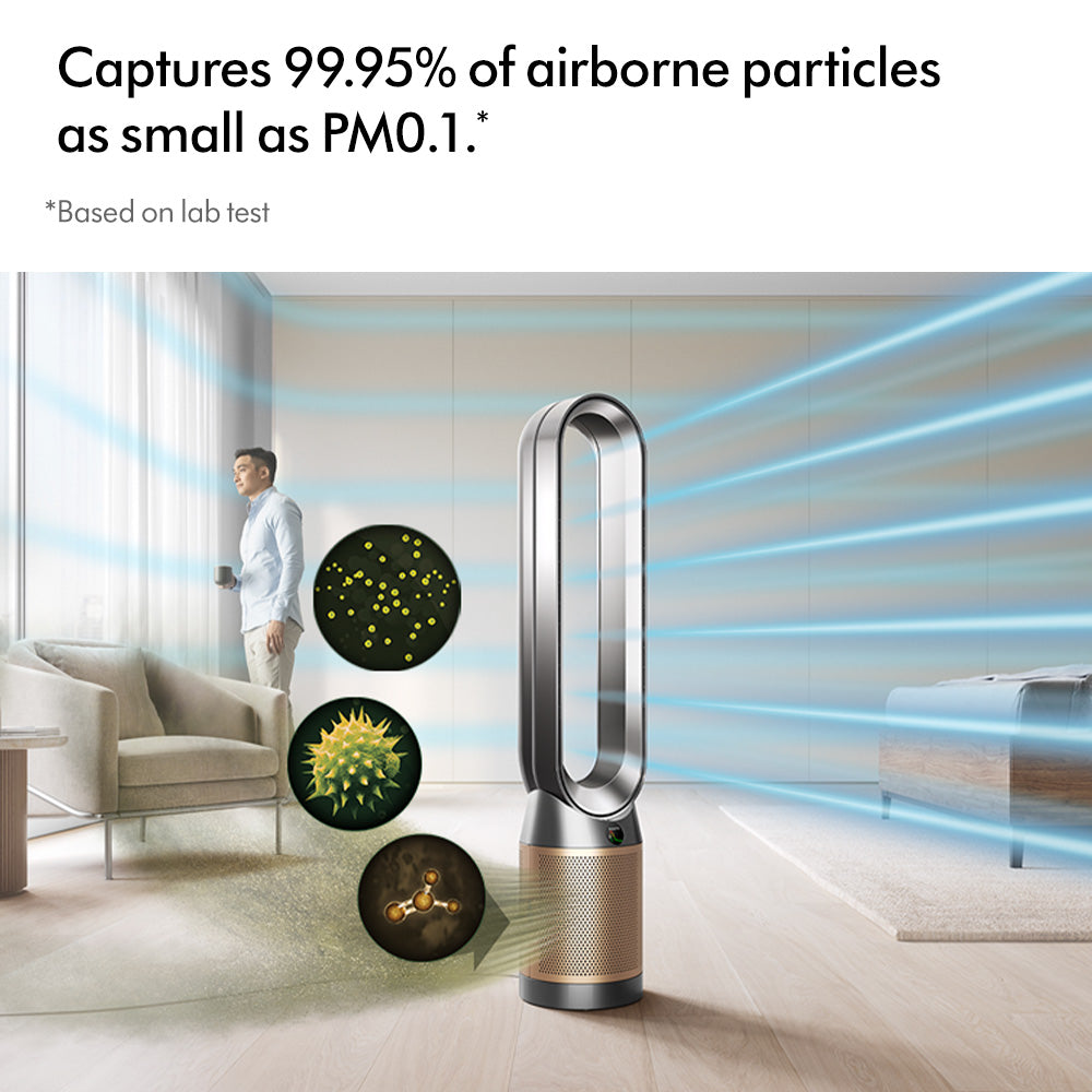 Dyson Purifier Cool™ TP12 Air Purifier Fan (PC2) Nickel/Gold