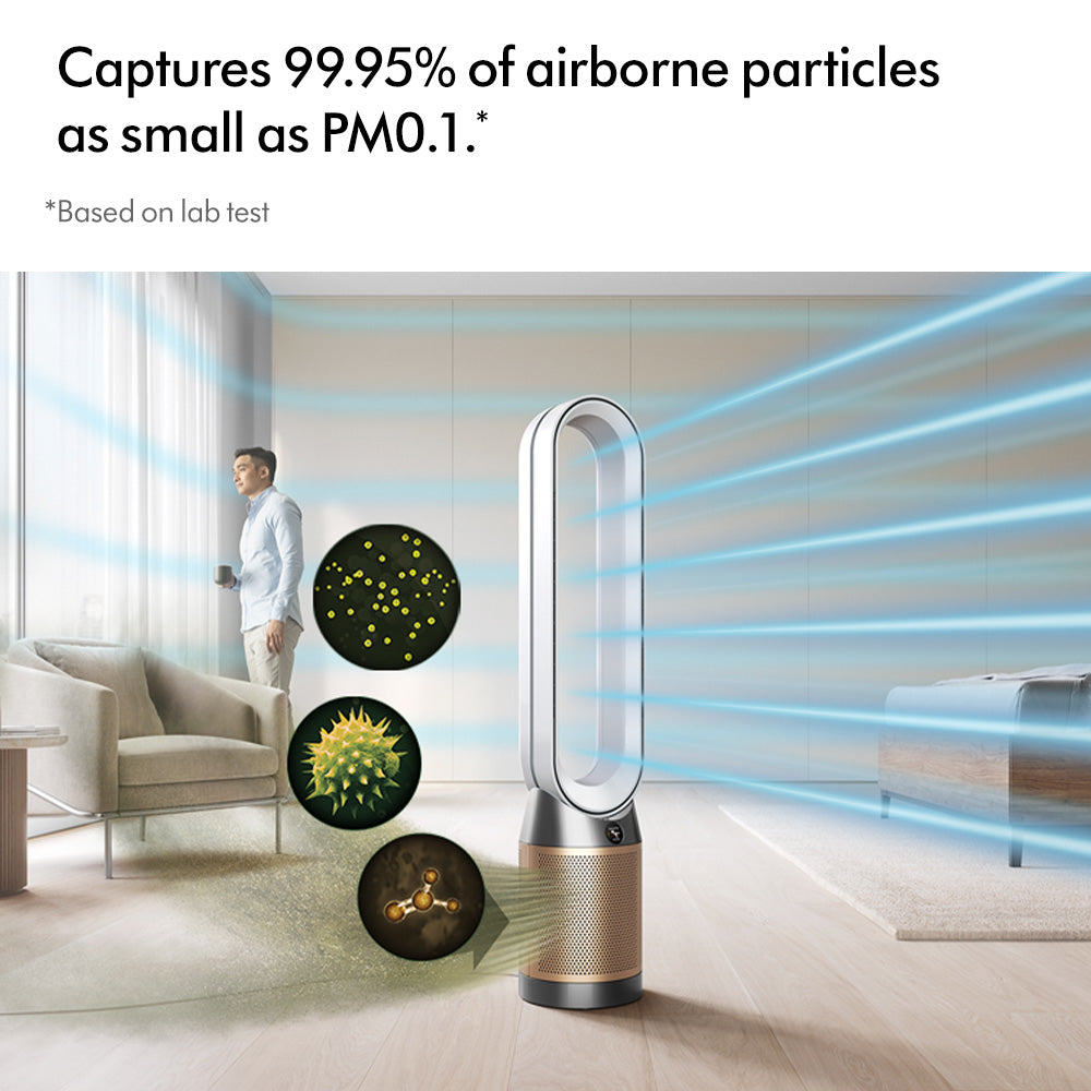 Dyson Purifier Cool™ TP12 Air Purifier Fan (PC2) White/Gold