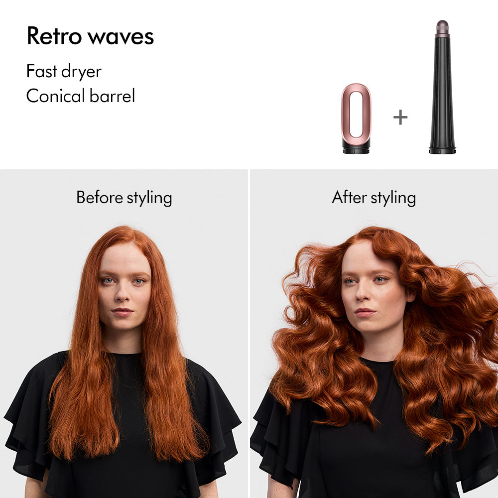 Dyson Airwrap i.d.™ Straight+Wavy multi-styler and dryer (Ceramic Pink/Rose Gold)