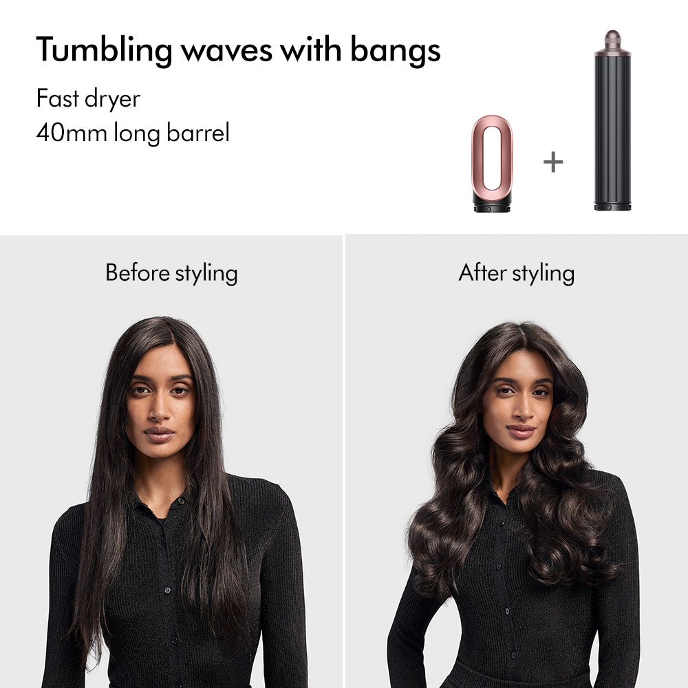 Dyson Airwrap i.d.™ Straight+Wavy multi-styler and dryer (Ceramic Pink/Rose Gold)