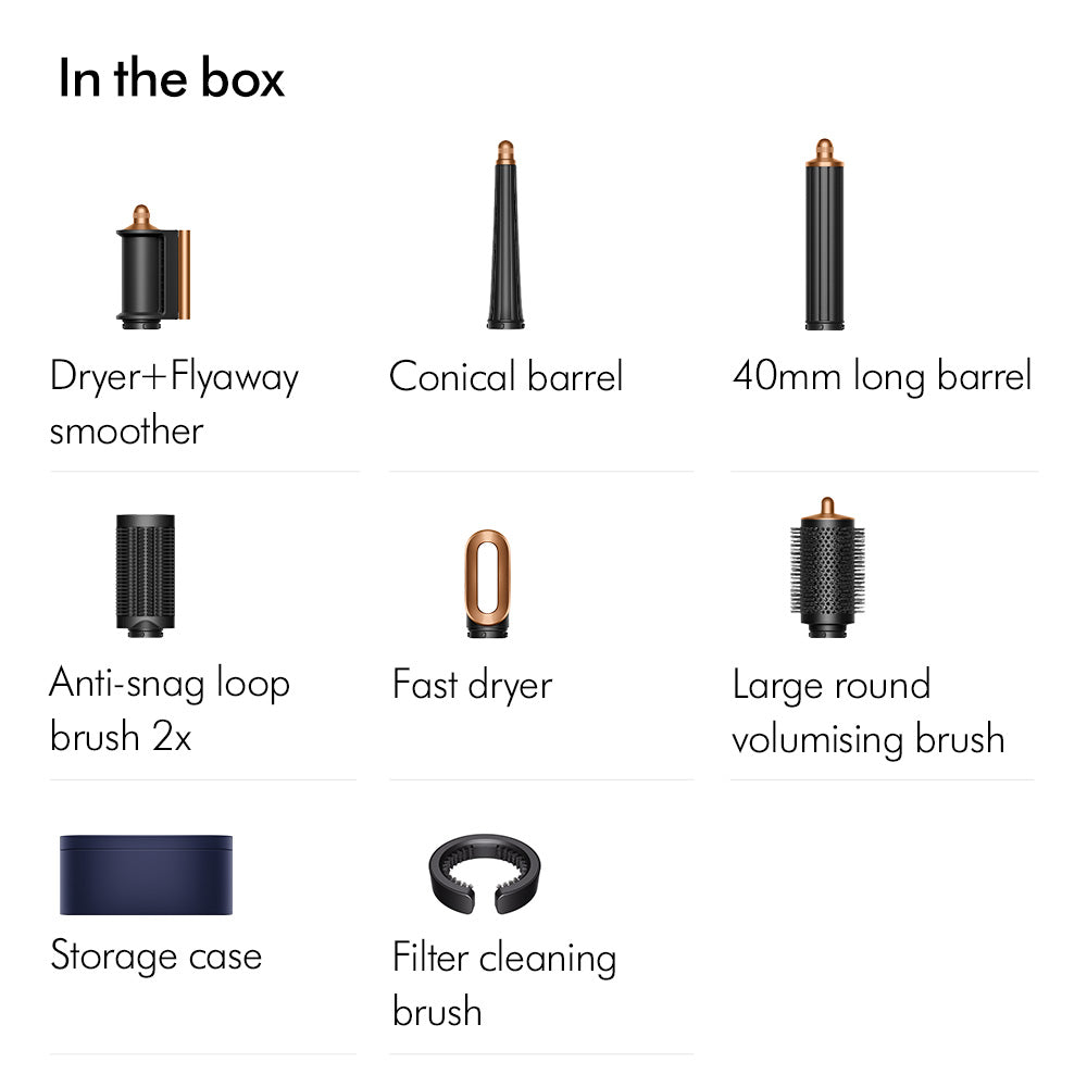 Dyson Airwrap i.d.™ Straight+Wavy multi-styler and dryer (Prussian Blue/Rich Copper)
