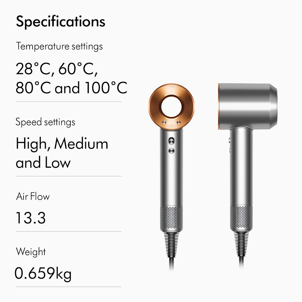 Dyson Supersonic™ Origin Hair Dryer HD08 (Nickel/Copper)