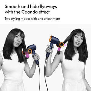 Dyson Supersonic ™ Hair Dryer HD15 (Prussian Blue/Rich Copper) with Flyaway Smoother