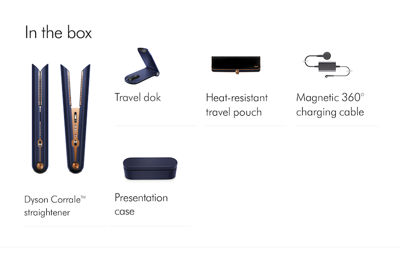 Dyson Corrale™ Hair Straightener (Prussian Blue/Rich Copper)