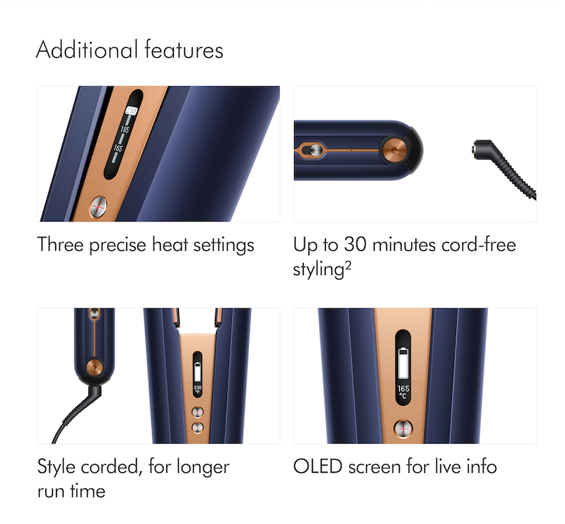 Dyson Corrale™ Hair Straightener (Prussian Blue/Rich Copper)