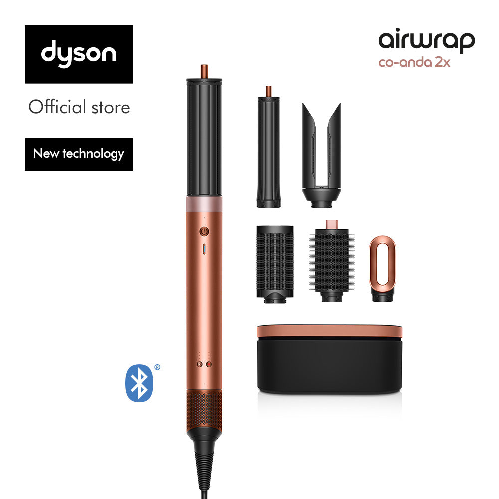 Dyson Airwrap Co-anda2x multi-styler & dryer | 6-in-1 | All day curls | Faster drying (Amber Silk)