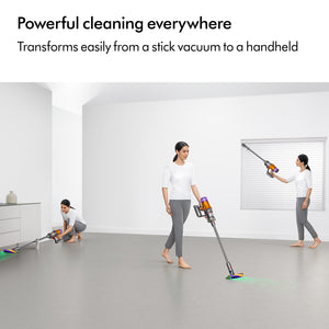 Dyson V12 Detect Slim Absolute Vacuum Cleaner (Sprayed Yellow/Iron/Nickel)