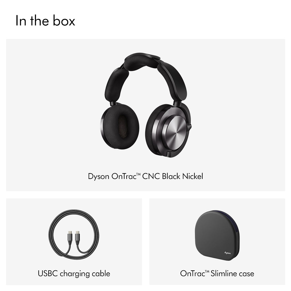 Dyson OnTrac™ headphones CNC Black Nickel