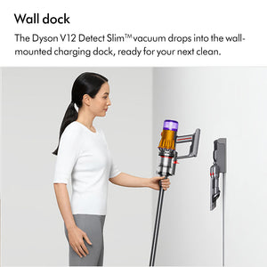 Dyson V12 Detect Slim Absolute Vacuum Cleaner (Sprayed Yellow/Iron/Nickel)