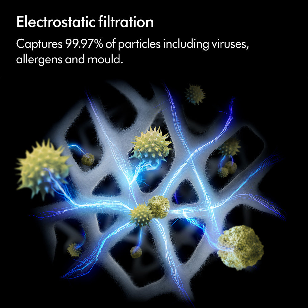 Dyson HushJet ™ Purifier Compact Black/Teal