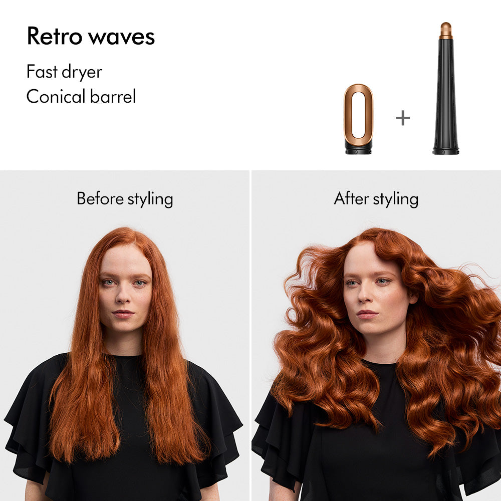 Dyson Airwrap i.d.™ Straight+Wavy multi-styler and dryer (Prussian Blue/Rich Copper)