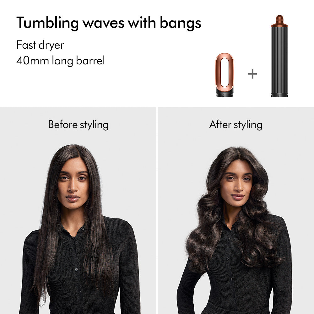 Dyson Airwrap i.d.™ Straight+Wavy multi-styler and dryer (Amber Silk)