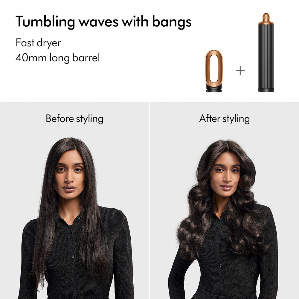 Dyson Airwrap i.d.™ Straight+Wavy multi-styler and dryer (Prussian Blue/Rich Copper)