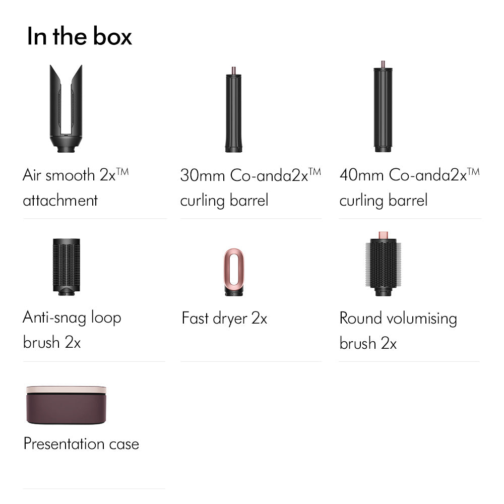Dyson Airwrap Co-anda2x multi-styler & dryer | 6-in-1 | All day curls | Faster drying (Jasper Plum)