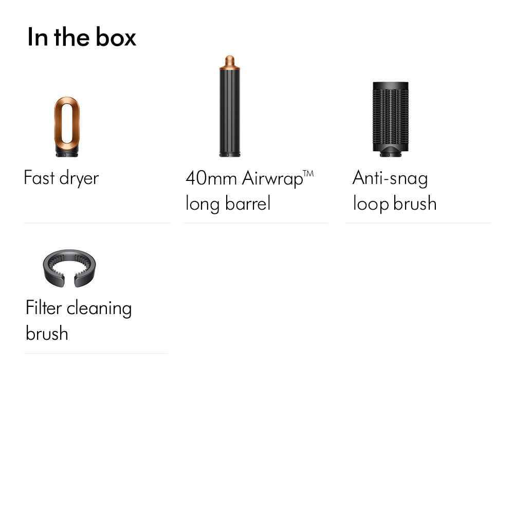 Dyson Airwrap Origin ™ 3-in-1 Hair Multi-Styler & Dryer | Curl, Smooth & Style (Nickel/Copper)
