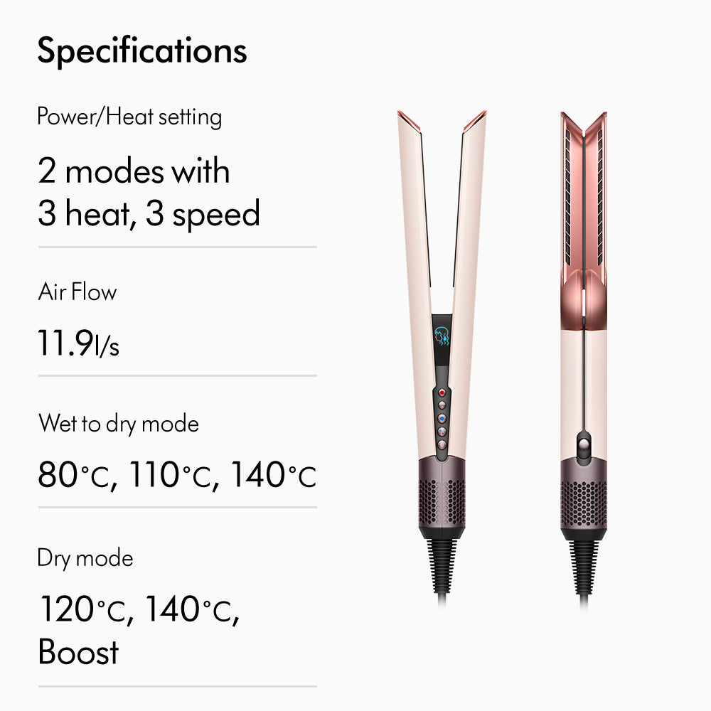 Dyson Airstrait™ straightener (Ceramic Pink/Rose Gold)
