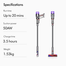 Load image into Gallery viewer, Dyson Micro Cordless Vacuum Cleaner (Sprayed Nickel/Iron/Nickel)
