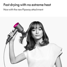 Load image into Gallery viewer, Dyson Supersonic ™ Hair Dryer HD08 (Iron/Fuchsia) with Flyaway attachment
