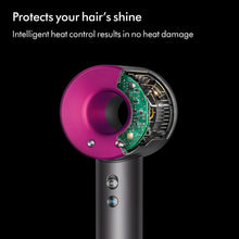 Load image into Gallery viewer, Dyson Supersonic ™ Hair Dryer HD15 (Iron/Fuchsia) with Flyaway Smoother
