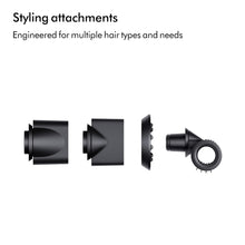 Load image into Gallery viewer, Dyson Supersonic ™ Hair Dryer HD15 (Black/Nickel) with Flyaway Smoother
