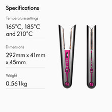 Load image into Gallery viewer, Dyson Corrale ™ Hair Straightener (Black Nickel/Fuchsia)
