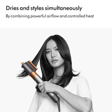 Load image into Gallery viewer, Gift Edition Dyson Airwrap ™ Hair Multi-styler Complete Long (Topaz Orange) with Byzantine Purple Case
