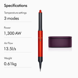 Gift Edition Dyson Airwrap ™ Hair Multi-styler Complete Long (Topaz Orange) with Byzantine Purple Case