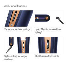 Load image into Gallery viewer, Dyson Corrale ™ Hair Straightener (Prussian Blue/Rich Copper)
